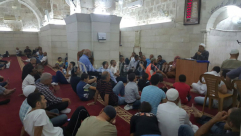  بالصور: إحياء ليلة الـ29 من رمضان في المسجد العمري باللد بمشاركة الشيخ رائد صلاح